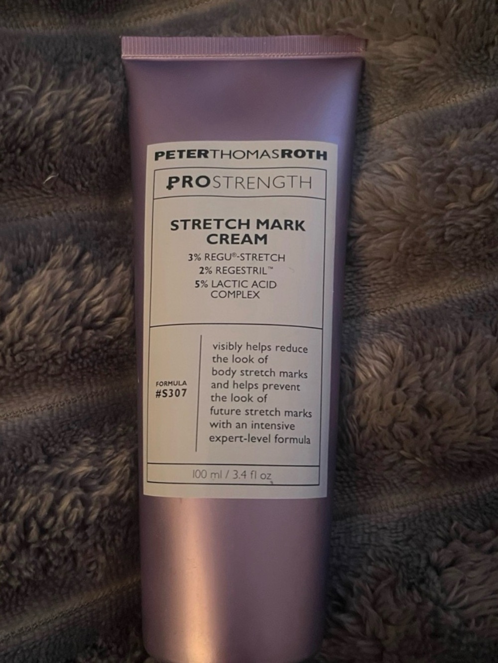 Peter Thomas Roth Lavender Metallic Stretch Mark Cream Tube